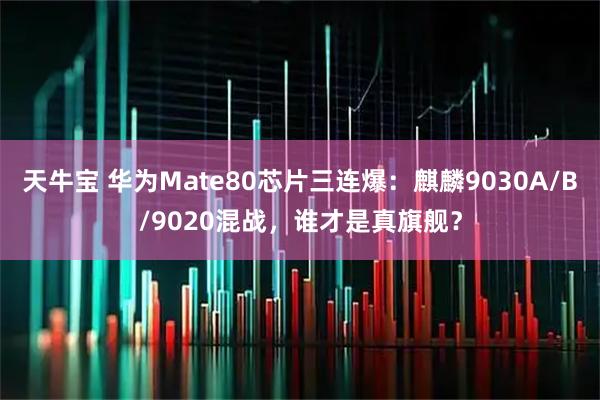 天牛宝 华为Mate80芯片三连爆：麒麟9030A/B/9020混战，谁才是真旗舰？